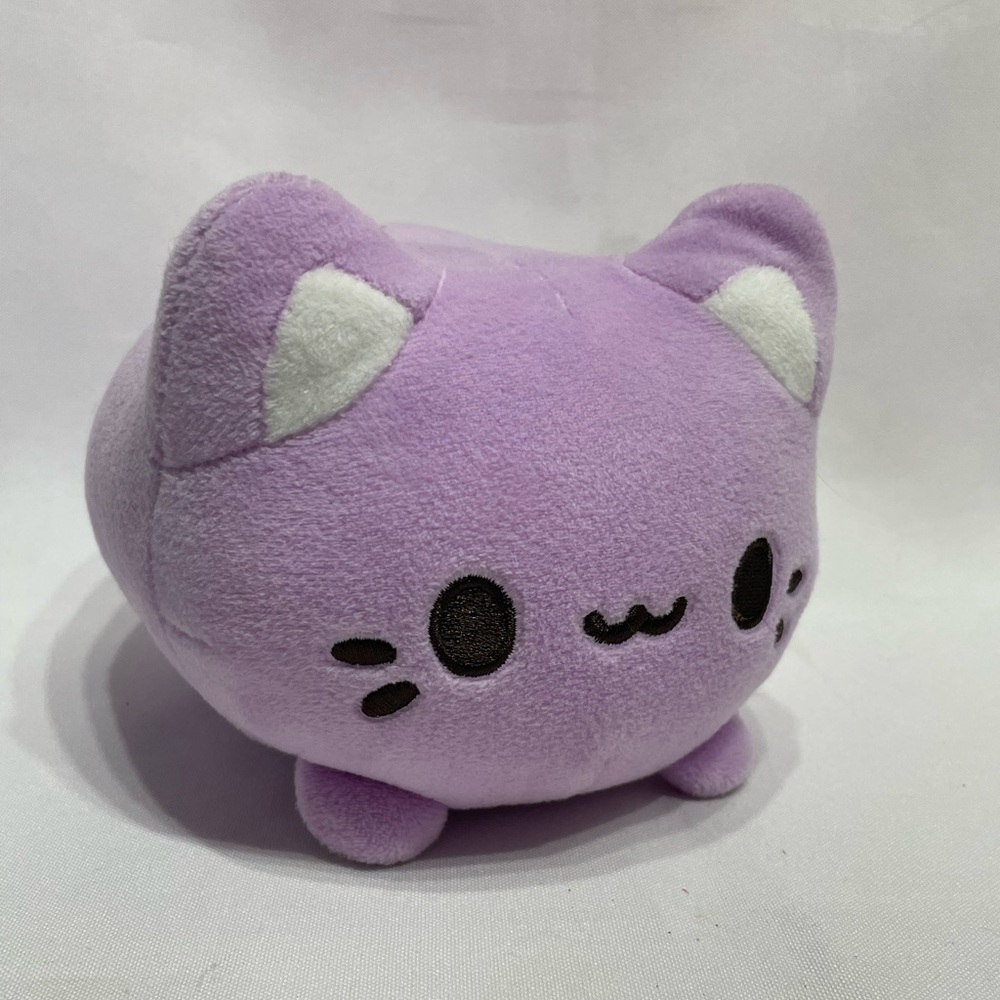 AURORA TASTY PEACH TARO MEOWCHI PURPLE PLUSH 7'' EXCELLENT CONDITION CAT KITTY